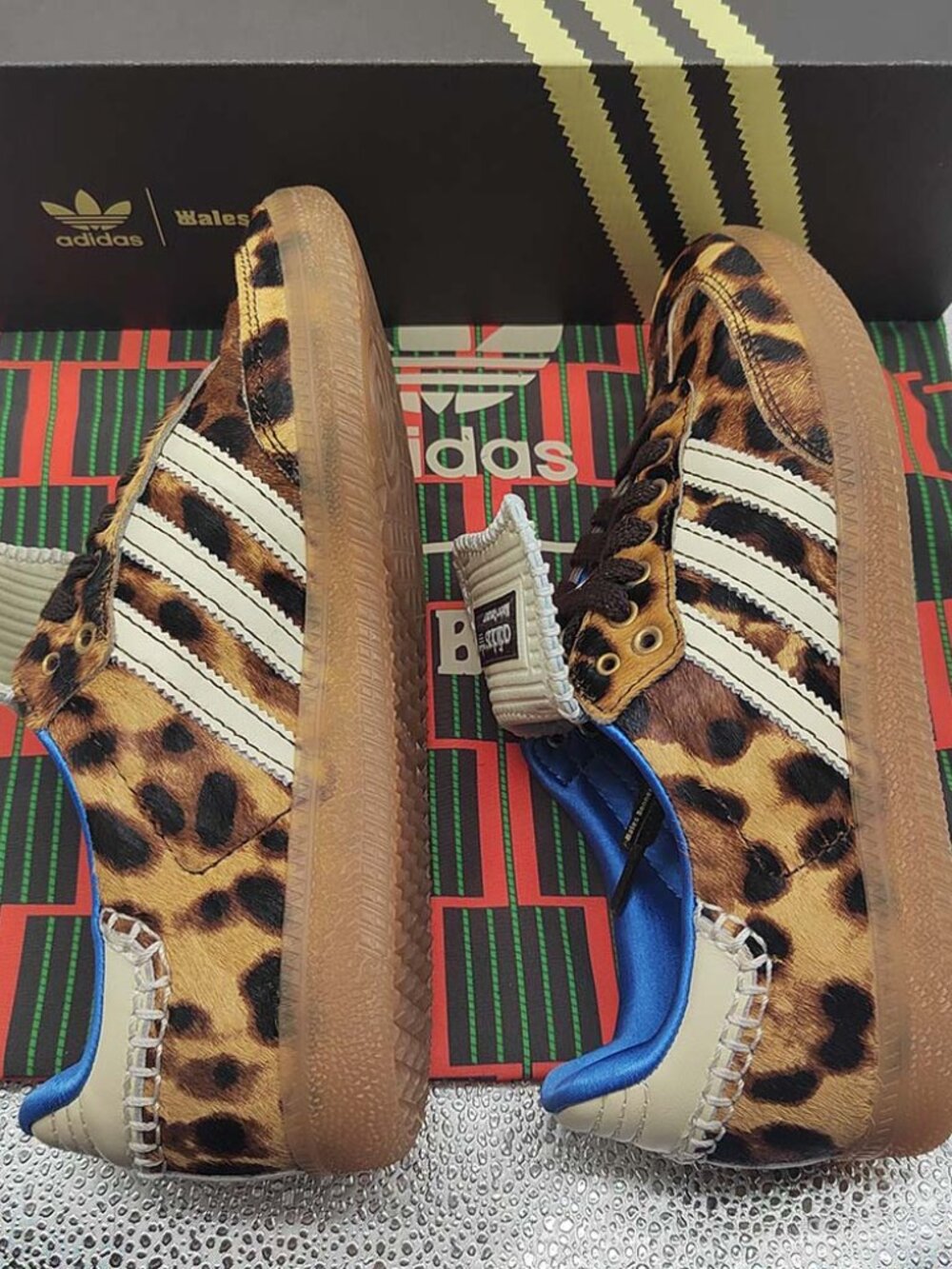 Adidas Wales Bonner x Samba Pony Leopard Sneaker - Picture 8 of 11